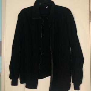 Black Zip-Up Jacket